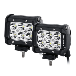Auxbeam 4 SM Series Dual Row LED Pod Light 6000K White Flood