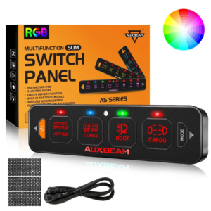 AS Series 4 Gang RGB Slim Switch Panel