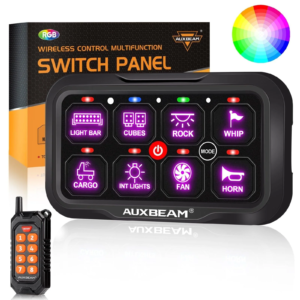 RC Series 8 Gang (RC-800) RGB Switch Panel with Remote Controller