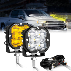 XP-ULTRA Series 3 Inch 80W 9600LM LED Pods Lights White&Amber spot