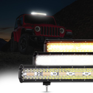 Auxbeam 6 Modes Series 20Inch White & Amber LED Light Bar