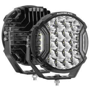 Auxbeam V-ULTRA 9 Inch 300W LED Side Shooter White Driving Lights with Amber DRL