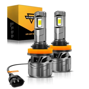 Auxbeam F18 H11 H9 H8 LED Headlight Bulbs 100W 22000LM