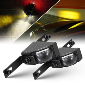 Auxbeam 0.8'' 3000K Yellow Bi-LED Projector 45° Turning-Assist Grille Light